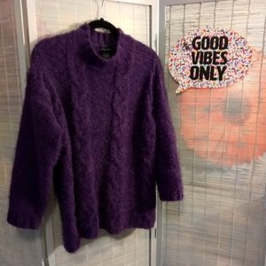 CENY Purple Cozy Sweater - Medium